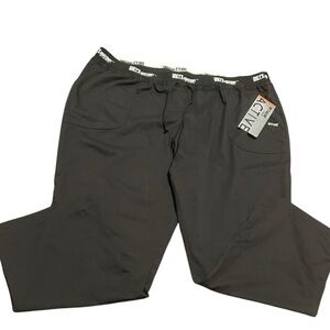 Greys Anatomy Barco‎ Active Scrub Pants Black Drawstring Waistband New With Tags